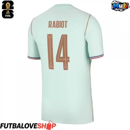 Dres Francúzsko Adrien Rabiot #14 Preč MS 2026 Krátky Rukáv